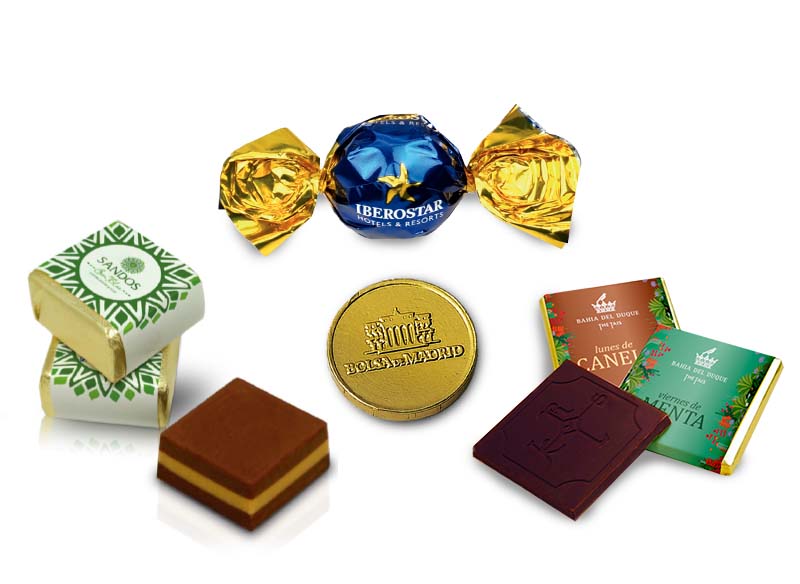 Bombones y chocolates unitarios