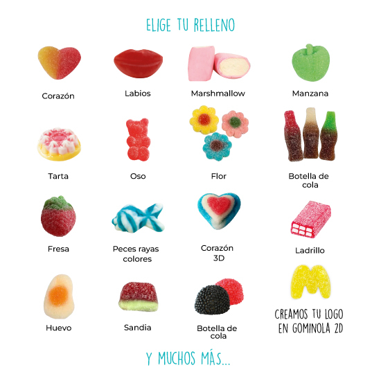rellenos maxigummy 3D