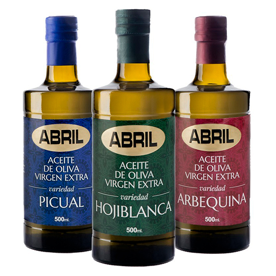 3 variedades de aceite 500ml