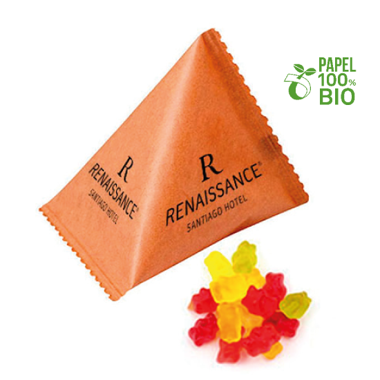 bolsita pirámide kraft 15g
