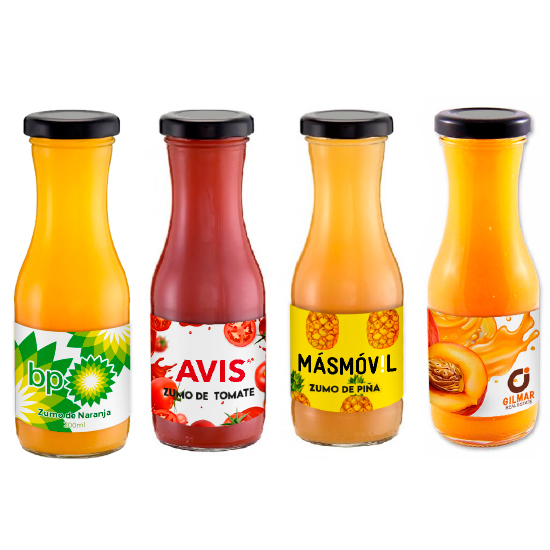 Botella zumo de 200ml