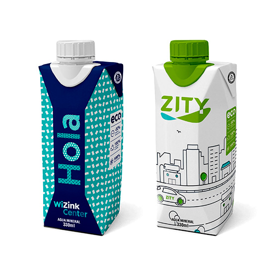 Tetra pack de 330 ml impreso en 360º