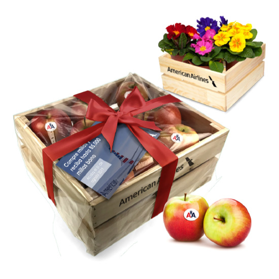 Cesta con manzanas