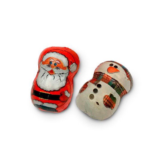 Figuras navideñas en aluminio