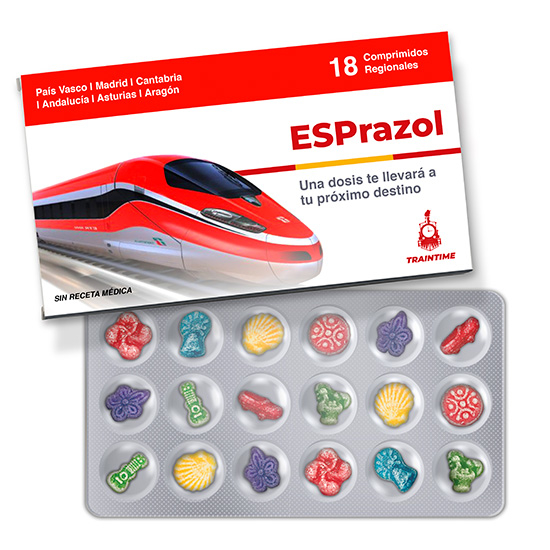 Caja de medicamentos XL con caramelos tematizados