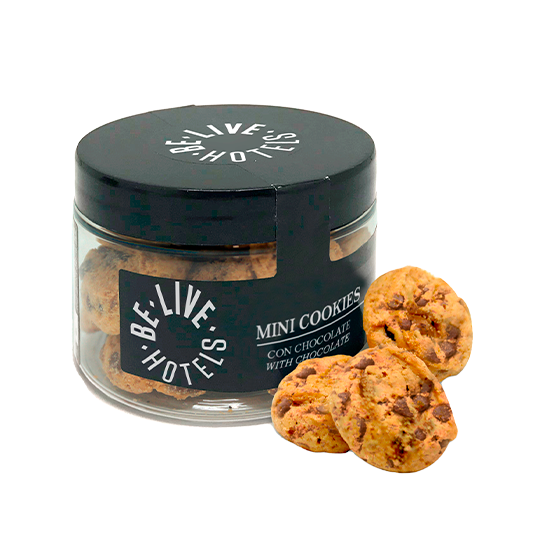 Bote 130ml con mini cookies