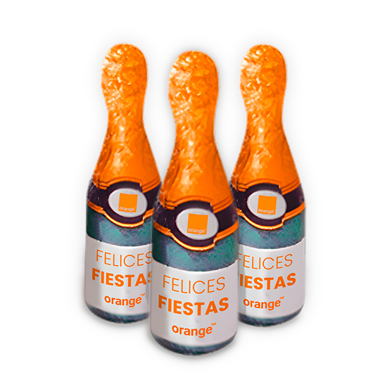 Botella de chocolate 40g