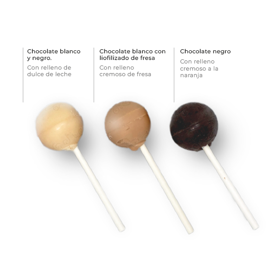 Chupa choco cubo