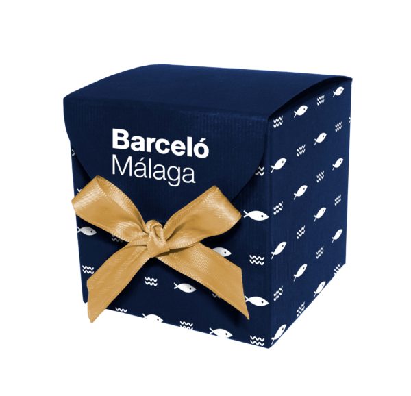 caja cubo lazo