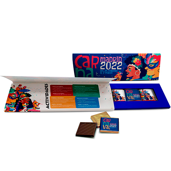 Caja libro con napolitanas