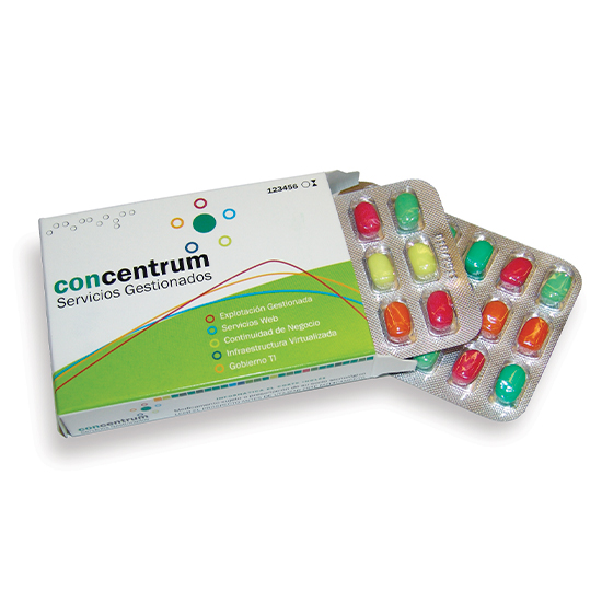 caja medicamentos 36 caramelos