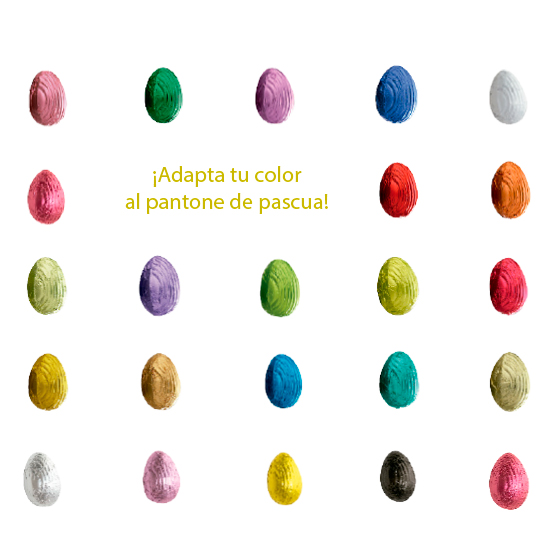Colores huevos de pascua