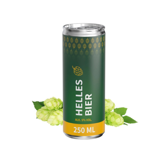 Lata cerveza lager 250ml