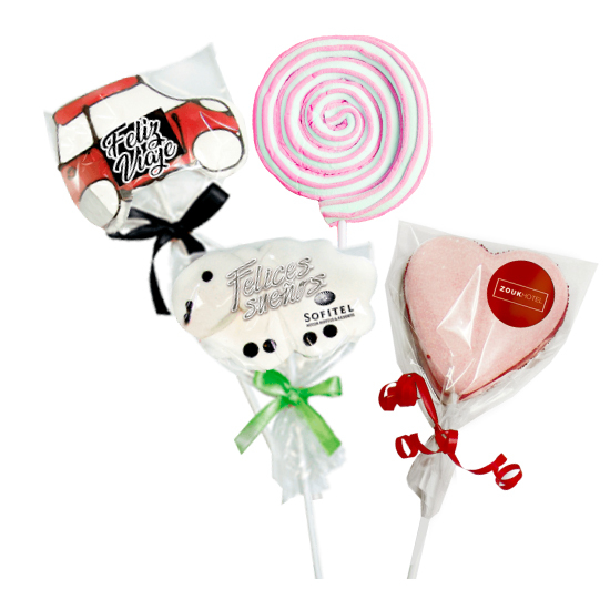 Piruleta artesana en marshmallow XL