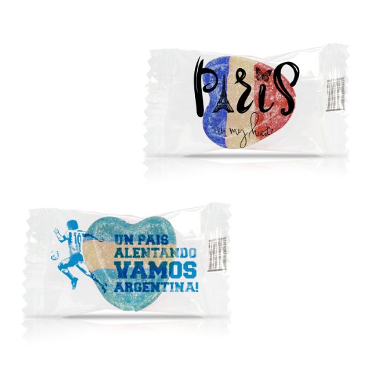 Caramelo artesano 3D con tu logo
