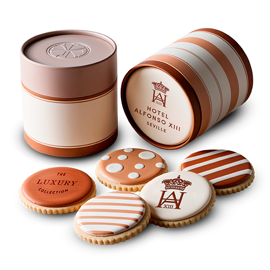 Bote kraft con galletas