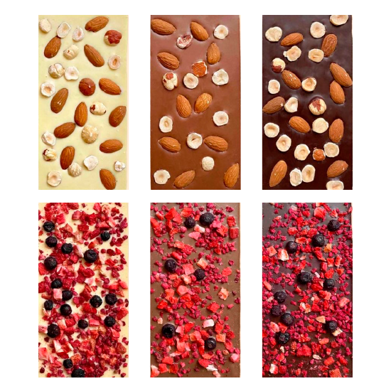 Sabores chocotoppings