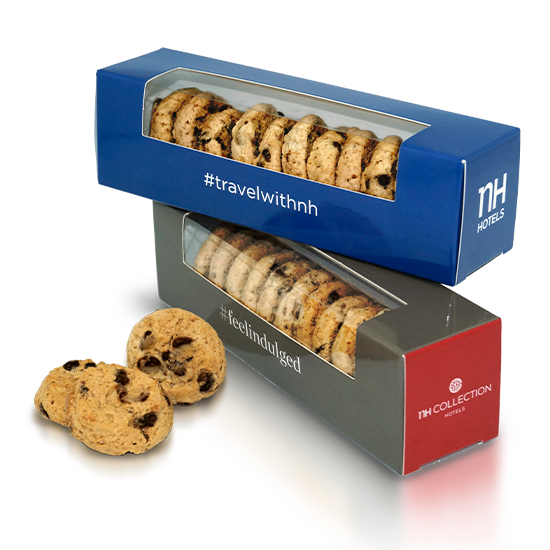 Caja ventana con galletas