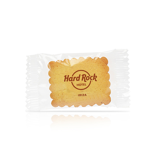Galleta cuadrada con impresión directa