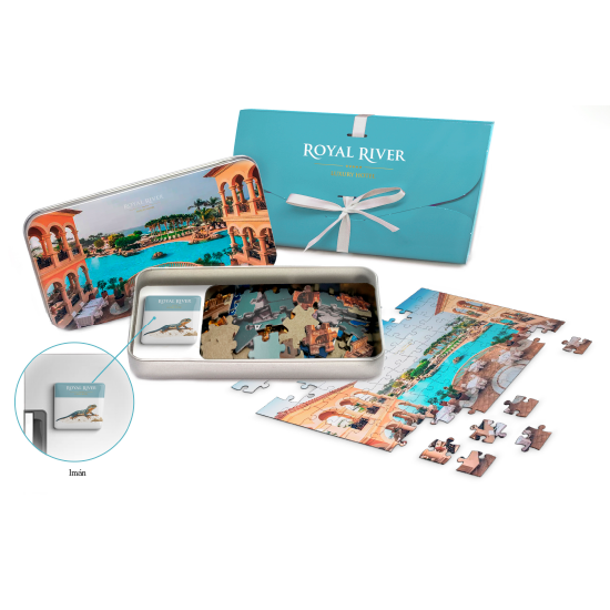 Pack souvenir puzzle+iman